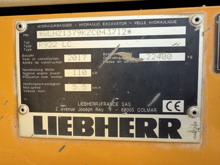 Liebherr R922 LC 2 (1)